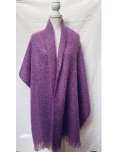 Étole tissée - Mauve