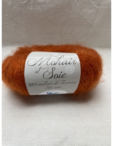 Pelote Cuivre - 80% mohair 20% soie