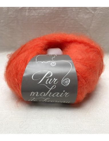 Pelote Mandarine - Pur mohair