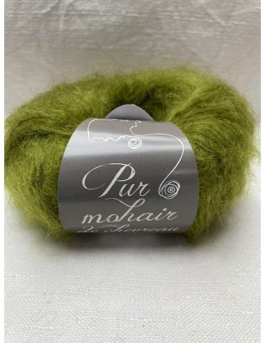 Pelote Vert Mousse - Pur mohair