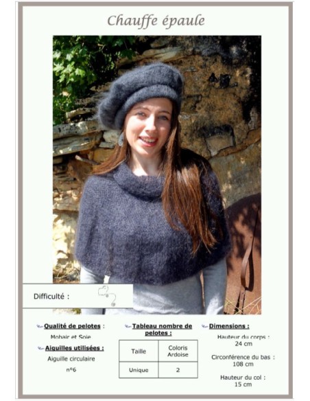 Modèle tricot Chauffe-épaule