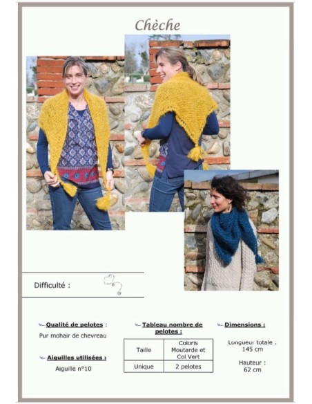 Variante en 80% Mohair et 20% soie