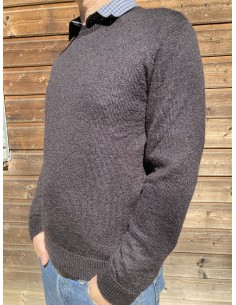 Pull HOMME noir léger en mohair et soie (-25%) 2