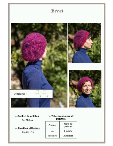 Modèle tricot Béret