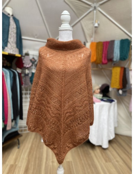 Poncho Elégance - Terra Cota