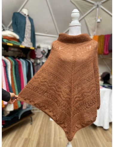 Poncho Elégance - Terra Cota