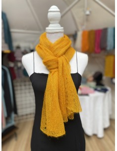 Etole dentelle Soleil en 60% mohair et 40% soie 2