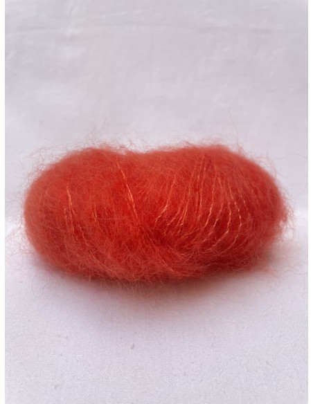 Pelote Mandarine - 80% mohair 20% soie