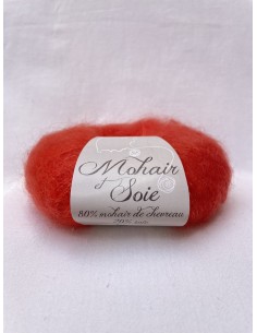 Pelote Mandarine - 80% mohair 20% soie 2