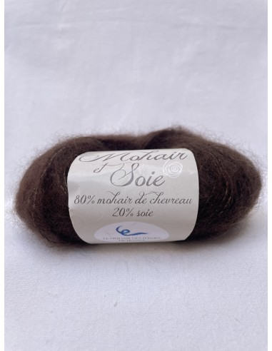 Pelote Chocolat - 80% mohair 20% soie
