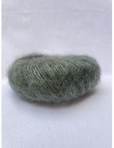 Pelote Vert Kaki - 80% mohair 20% soie