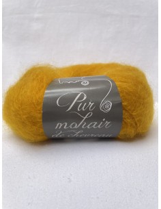 Pelote Jaune Soleil - Pur mohair 2