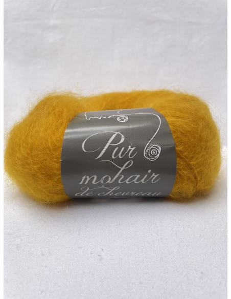 Pelote Jaune Soleil - Pur mohair