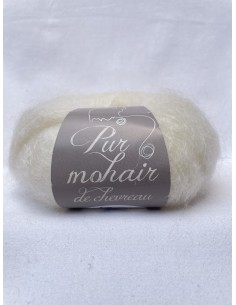 Pelote Ecrue - Pur mohair 2