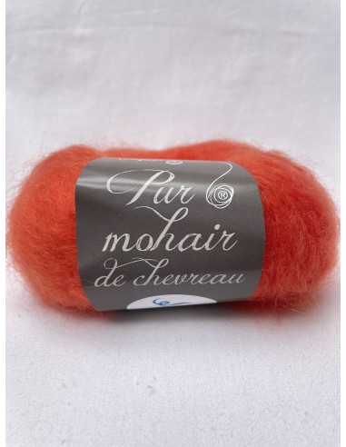 Pelote Mandarine - Pur mohair
