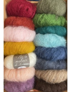 Pelotes en Pur Mohair