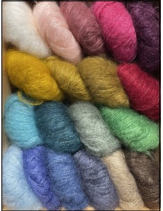 Pelotes 80% Mohair et 20% Soie au 23.01.2026