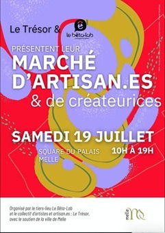 19 juillet - Marché de Créateurs organisé par Le Trésor et la Bêtapi