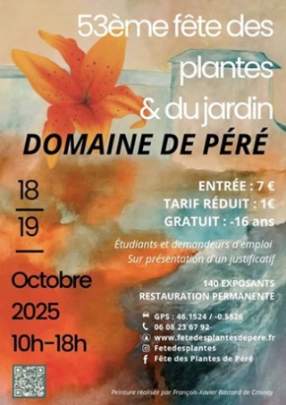 18 et 19 octobre - Fête des Plantes et du Jardin - Domaine de Péré