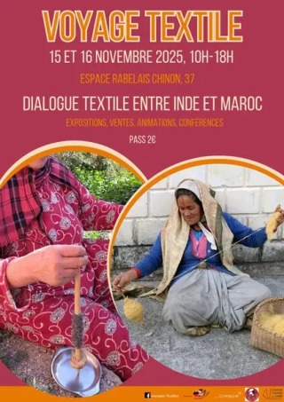 15 et 16 Novembre 2025 - Salon Voyages Textiles