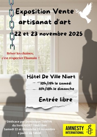 22-23 novembre - Salon de créateurs organisé par Amnesty International