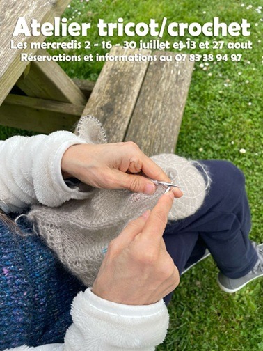 Ateliers tricot-crochet d'été 2025
